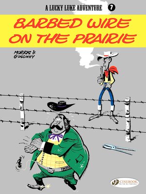cover image of Lucky Luke--Volume 7--Barbed Wire on the Prairie
